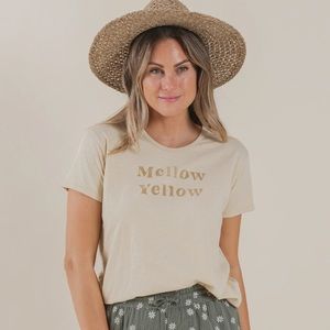 Rylee + Cru Mellow Yellow Tee